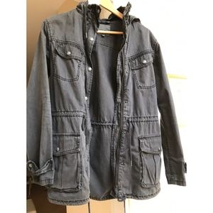 Aritzia Talula Trooper Jacket XXS in Grey